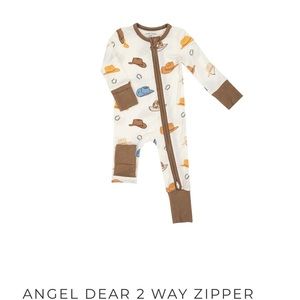 Angel dear cowboy hat convertible romper